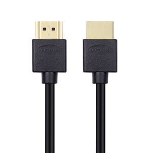 Cable HDMI delgado de alta velocidad con Ethernet macho a macho chapado en oro, compatible con 4K @ 60Hz HDTV PC proyector PS4 <span class=keywords><strong>Xbox</strong></span> - Product Image 3