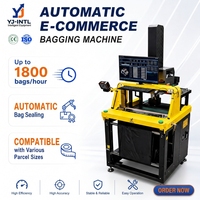 Machine d'emballage de colis entièrement automatique et intelligente à grande vitesse pour l'e-commerce, pour cartons en plastique, fournie par le fabricant