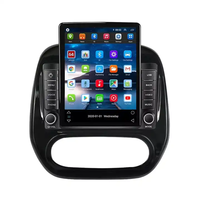 Lecteur Android pour voiture Tesla Android 13 4+64G pour Renault Captur 2016-2019 Écran IPS 4G IPS+2.5D+DSP Carplay+auto Lecteur DVD