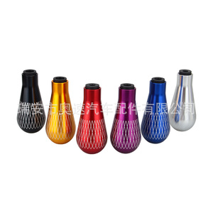 Aluminum Alloy Gear <b>Shift</b> <b>Knob</b> Red Universal Ergonomic Design For Car Interior - Product Image 2