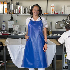 Tablier en caoutchouc PVC bleu en gros direct d'usine en Chine <span class=keywords><strong>pour</strong></span> l'industrie de transformation des aliments étanche résistant à l'usure et à l'huile facile à nettoyer - Product Image 1