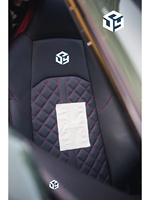 Housses de siège en cuir PVC personnalisées pour la course sportive, pour modèles Audi A2/A3/A4/A5/A6/A7/Q3/Q5/Q7