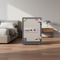 Armoire de chevet moderne en acier avec coffre-fort à armes numérique et mécanique, antivol, ignifuge et écologique, pour la maison et les hôtels