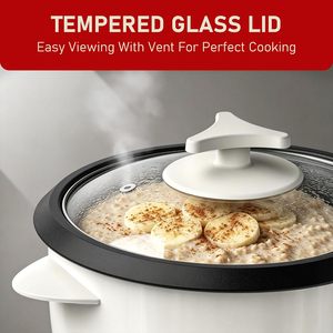 Olla Arrocera Eléctrica Antiadherente de Vidrio con Tapa, Electrodoméstico para el Hogar, Multifunción, 0.6L, 1.0L, 1.5L, 1.8L, 2.2L, 2.8L, 110V - Product Image 2