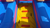 Château gonflable géant pour chien avec toboggan aquatique, nouveau design, en PVC, capacité supérieure à 500 kg, garantie 3 ans