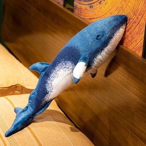 Animal en peluche-Compagnon réconfortant-Animal en peluche ultra doux Animaux de la mer-<span class=keywords><strong>Baleine</strong></span> réaliste de 55cm - Product Image 2