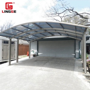 Structure <span class=keywords><strong>en</strong></span> aluminium robuste, abri de voiture autoportant, toiture <span class=keywords><strong>en</strong></span> polycarbonate résistant aux UV, tente de stationnement pour voiture, auvent <span class=keywords><strong>en</strong></span> métal - Product Image 6