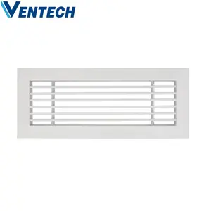 Griglie d'aria a barre lineari in metallo Decorative Ventech HVAC in alluminio