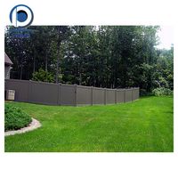 Clôture en PVC pour la protection de la vie privée, panneau solide, résistante aux intempéries, clôture en PVC pour usage résidentiel