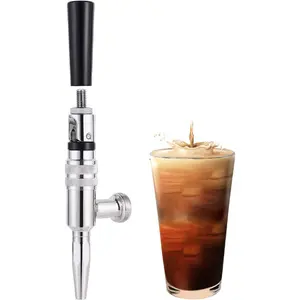 Stout Beer Faucet 304 Food Grade Stainless Steel - Nitrogen Draught and Nitro Coffee Faucet