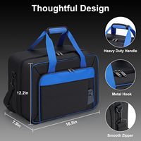 Sac de rangement pour console PS5 AA05101 en tissu Oxford avec fermeture éclair, résistant aux rayures, durable pour manette de jeu Sony PS5