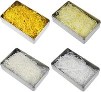Raphia multicolore en papier, pièces, en solde de confettis crocodiles, film cadeau, pour remplissage de panier, DIY, vente en gros
