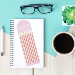 5pcs Fluorescent Pen Stripe Memo Comment <b>Label</b> Self-Adhesive Transparent Long Page Sign Tag for 800 Sheets or More - Product Image 4