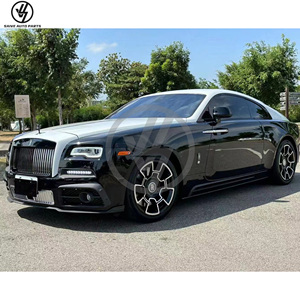 MSY New Half Dry Forged Carbon Fiber Glossy Twill Weave Accurate 1:1 Fitment Body <b>Kit</b> for <b>Rolls</b> Royce Wraith Side Skirt Bumper - Product Image 5