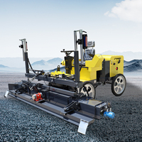 Niveleuse laser pour béton, outil de construction, niveleuse vibrante à quatre roues, machine de nivellement laser pour sols en béton