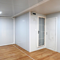 Maison conteneur préfabriquée de luxe, 2 chambres, 40 pieds sur 20 pieds, portable, pliable, extensible, avec toit à baldaquin, terrasse et salle de bain, pour usage commercial