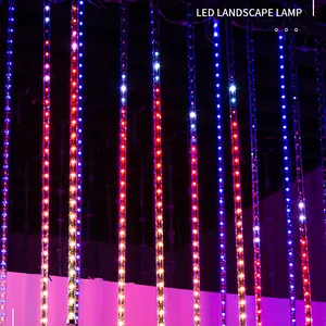 Tubes de pixels led DMX 512 RGB 3d led veilleuse led tube meteor éclairage pour club scène pixel lumières