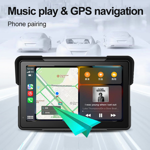 7 pouces étanche IP67 GPS navigateur Carplay Android Auto Support miroir lien TPMS BT connexion tactile <span class=keywords><strong>Navigation</strong></span> pour vélo - Product Image 3