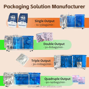 เครื่องบรรจุเครื่องเทศอัตโนมัติแบบ Doypack บรรจุภัณฑ์สำเร็จรูป ถุงซองพร้อมบรรจุและปิดผนึก อุปกรณ์บรรจุผงพริกแกง อาหารแห้ง เครื่องจักรบรรจุภัณฑ์อาหาร - Product Image 5