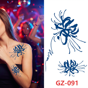 Tatuaggi Temporanei Semi-Permanenti <span class=keywords><strong>con</strong></span> Oltre 5000 Disegni, Impermeabili, Resistenti al Sudore, Durata 2 Settimane, Motivi Floreali - Product Image 5