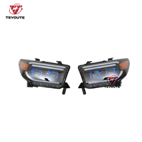 TEYOUTE  Ensemble de phares avant LED pour Toyota Tundra 06-13, paire gauche et droite, Plug & Play