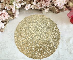Vente en gros de sets de table ronds en papier tissé antidérapants pour restaurants - Product Image 4