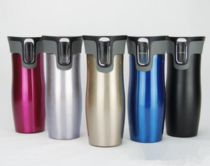 420ml vaso de acero inoxidable termo vacío frascos para deportes de agua una llave de <span class=keywords><strong>la</strong></span> taza de vacío - Product Image 1
