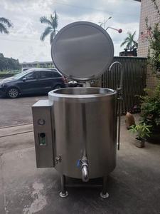 Marmite de cuisson verticale économique |   Chauffe-eau à gaz ou électrique | Acier inoxydable pour le curry, les sauces et le <span class=keywords><strong>lait</strong></span> de <span class=keywords><strong>coco</strong></span> | Bouilloire de cuisson - Product Image 3