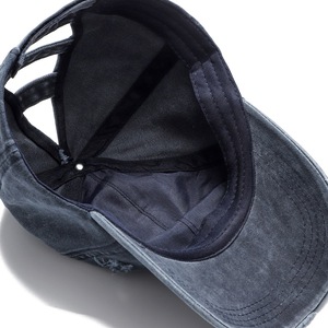 Mũ Thể Thao Đuôi Ngựa Cao Cổ Điển, Mũ Bóng Chày Cotton Giặt Đau Khổ Tùy Chỉnh Mũ Đuôi Ngựa - Product Image 6