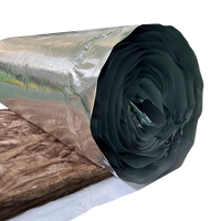 Laine de verre UL723 pour l'Amérique du Nord, isolation thermique et acoustique écologique en rouleau pour murs, toits, greniers et construction.