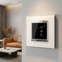 Interrupteur intelligent Wifi Niva, commande à distance par application, panneau tactile en verre, 1 interrupteur mural pour éclairage, système de maison intelligente