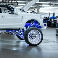 Jantes en aluminium forgé 22x14 26x16 28x16 8x170 8x180 8x6.5 8x165.1 Deep Dish Polished SRW pour Ford F250 F350 pour Dodge Ram 3500
