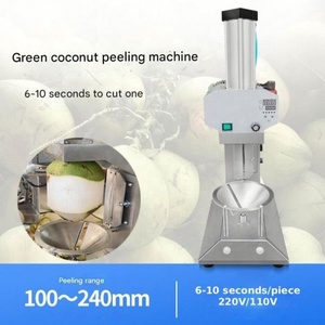 Macchina per Tagliare e Sbucciare il Cocco Verde, Pelatrice Rapida con Fissaggio a Griffe ad Aria - Product Image 1