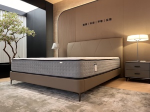 Matelas intelligent réglable et durable avec massage et housse en tissu tricoté en mousse à mémoire de forme taille King pour hôtels et chambres à coucher - Product Image 4