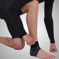 Soutien de cheville, attelle de cheville réglable respirante super élastique et confortable, 1 taille convient à tous, adaptée au sport