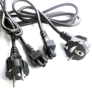 Câble d'alimentation noir avec prise <span class=keywords><strong>secteur</strong></span> européenne vers IEC C9, 2 m, assemblage de câbles - Product Image 3