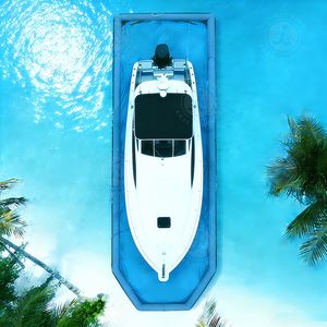 רציף יבש מתנפח להרמת סירות, רציף צף מתנפח עם משאבת אוויר לסירה - Product Image 3