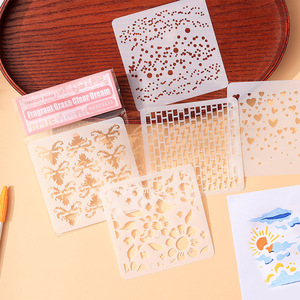 En gros 6pcs Chapitre Handbill Modèle Squelette Peinture Commerce Extérieur <span class=keywords><strong>Vintage</strong></span> PET Peinture Modèle Promotionnel Ruban À Mesurer - Product Image 4