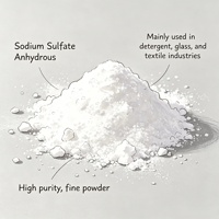 Sulfate de sodium anhydre de haute pureté de la marque Maoxing, prix par tonne pour l'exploitation des champs pétrolifères
