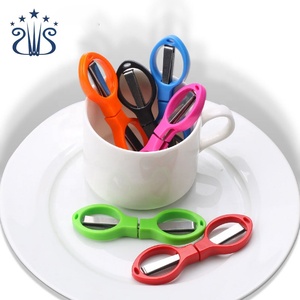 De acero inoxidable con mango de plástico peces volar Mini portátil línea de pesca cortadores plegable trenza hogar tijeras - Product Image 1