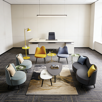Ensemble de canapés de bureau au design moderne, canapé de salon pour hôtel, canapé de réception luxueux