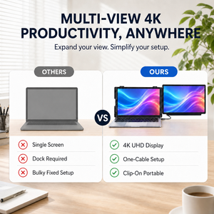 Écran portable 4K pour l'architecture et le dessin assisté par ordinateur (CAD) 15,6 pouces 3840x2160 IPS 350 nit, rotation automatique, mode portrait, fabrication ODM en gros - Product Image 4