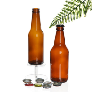 Venta al por mayor 330ml 12oz Botella de <span class=keywords><strong>cerveza</strong></span> de vidrio ámbar negro con tapas de corona Botellas De <span class=keywords><strong>Cerveza</strong></span> Embalaje - Product Image 1