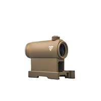 Lunette de visée point rouge T-EAGLE T2 TAN 1X, résistante aux chocs 1000G, avec montage 11 mm, accessoires optiques tactiques de chasse portables et illuminés