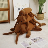 Peluche Blattes Amusante, Jouet en Peluche Souple, Poupée Insecte Réaliste, Simulation de Blattes en Peluche pour Blagues entre Amis, Cadeau de Fête