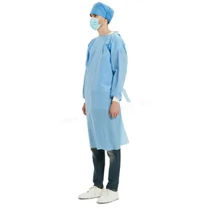 PPE koruyucu takım elbise seviye 3 SMS izolasyon elbiseleri yüksek kalite tek kullanımlık yetişkin CE SANDA EOS ASTM cerrahi aksesuarlar 2 yıl