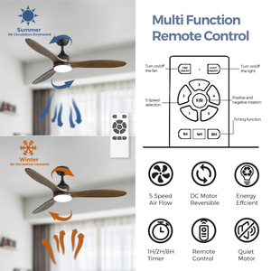 <span class=keywords><strong>Ventilador</strong></span> <span class=keywords><strong>de</strong></span> <span class=keywords><strong>Techo</strong></span> Inteligente <span class=keywords><strong>con</strong></span> 5 Velocidades <span class=keywords><strong>y</strong></span> Luces LED, <span class=keywords><strong>Ventilador</strong></span> <span class=keywords><strong>de</strong></span> <span class=keywords><strong>Techo</strong></span> <span class=keywords><strong>de</strong></span> Madera Maciza <span class=keywords><strong>de</strong></span> 52 Pulgadas <span class=keywords><strong>con</strong></span> Control Remoto <span class=keywords><strong>y</strong></span> Luces LED - Product Image 4