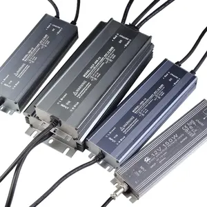 דק App 12V/24V 5A 10a 20a 30a 100w 120W 150w 200w 300w 400w ip67 slim led החלפת ספק כוח עמיד למים