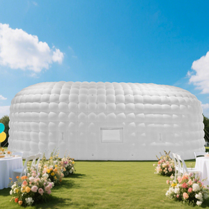 Bán Hot xách tay LED Disco chiếu sáng Câu lạc bộ di động câu lạc bộ đêm Lều <span class=keywords><strong>Inflatable</strong></span> Cube Đảng lều cho sự kiện ngoài trời cho thuê Trắng - Product Image 6