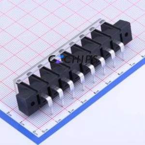 KF38RM-8.25-8P Barrier Terminal Block Bent Lead Through Hole,P=8.25mm Connector With Cover Plate 8.25mm 1x8P Right Angle Pin - Product Image 2